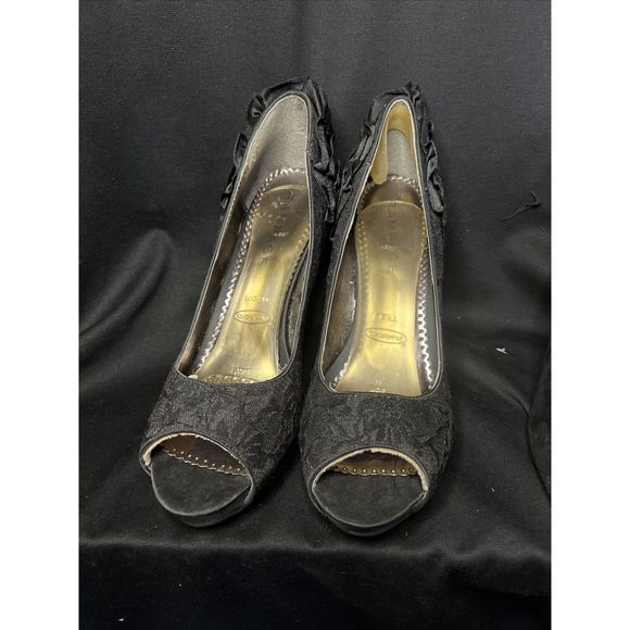 Size 10, Lot 2 pr - Rampage Stilettos, Rebel heels Black - Picture 12 of 12